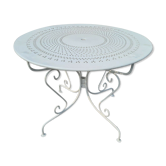 Iron garden table