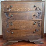 Commode art deco 4 tiroirs