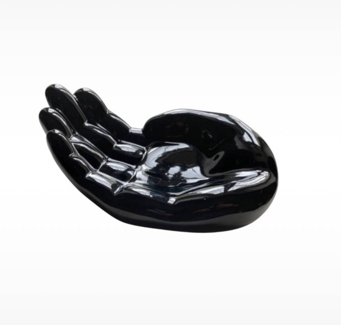 Black ceramic pocket tray