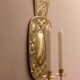 Mid Century Swedish Brass Sconce