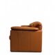 Maralunga Cassina style sofa in tan leather