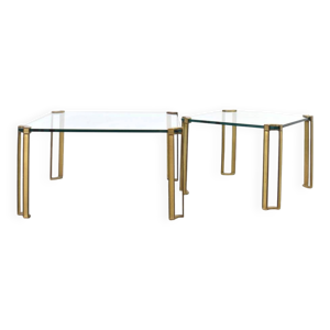 Tables basses en laiton