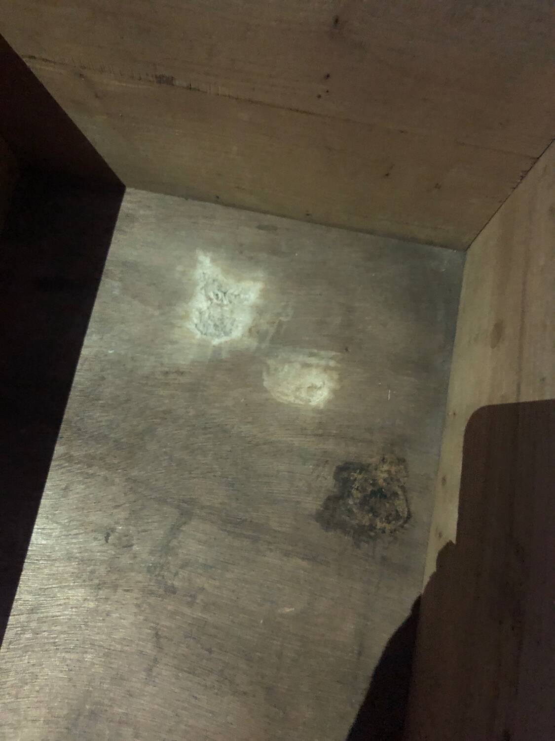 Restored old furniture / chest of drawers with 2 drawers