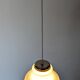 Suspension in caramel opaline, France around 1960.