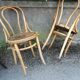 Stripped fischel bistro chairs, set of 2