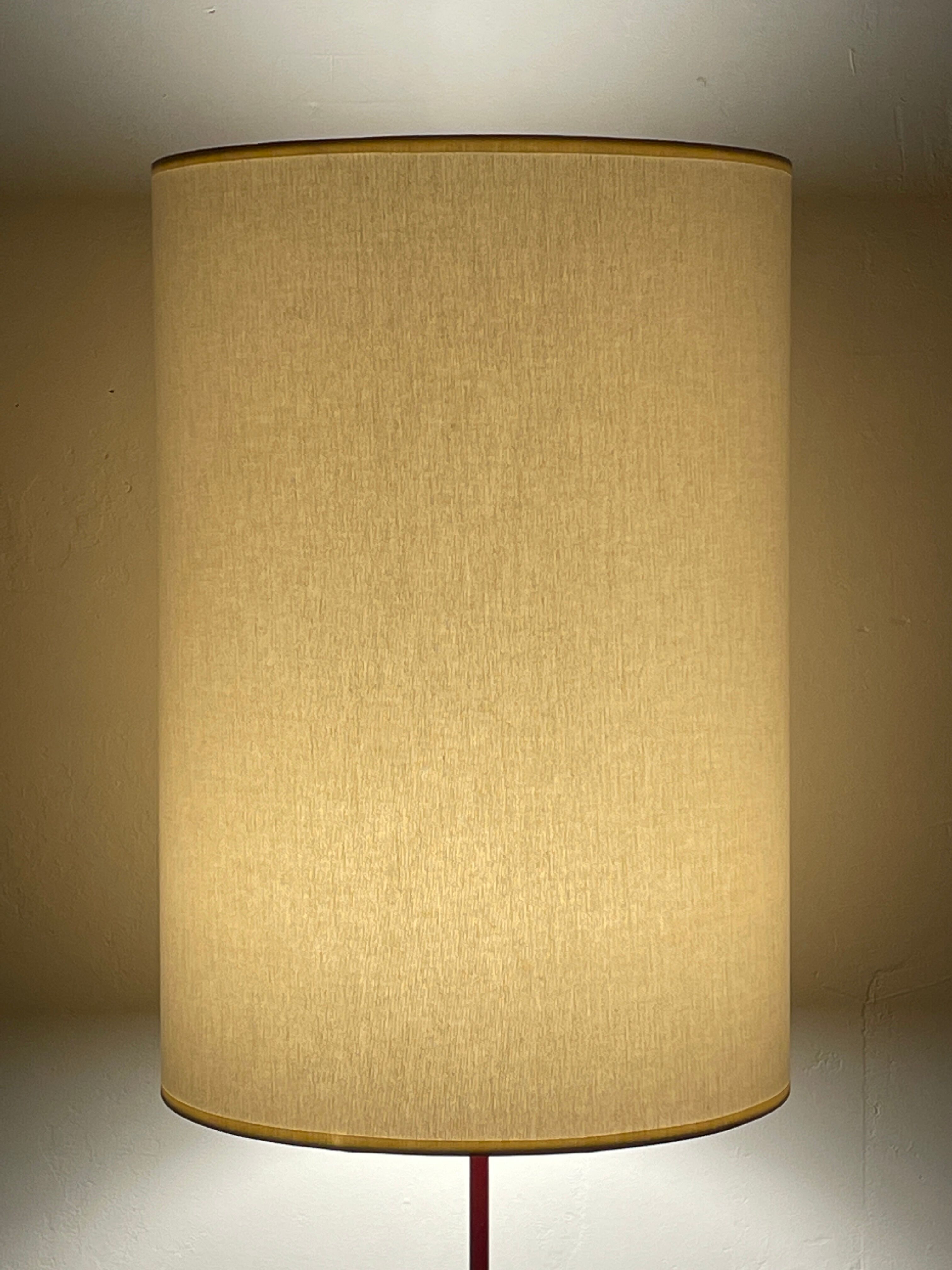 Lampshade with ecru fabric Scandinavian style H37 D25