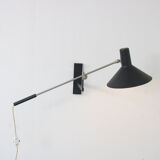 1960s Model “7105” wall lamp by J.J.M. Hoogervorst for Anvia, Netherlands