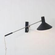 1960s Model “7105” wall lamp by J.J.M. Hoogervorst for Anvia, Netherlands