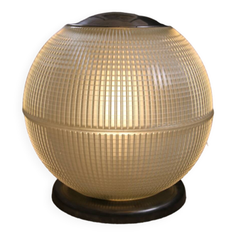 Lampe à poser Globe holophane XXL vintage années 1960