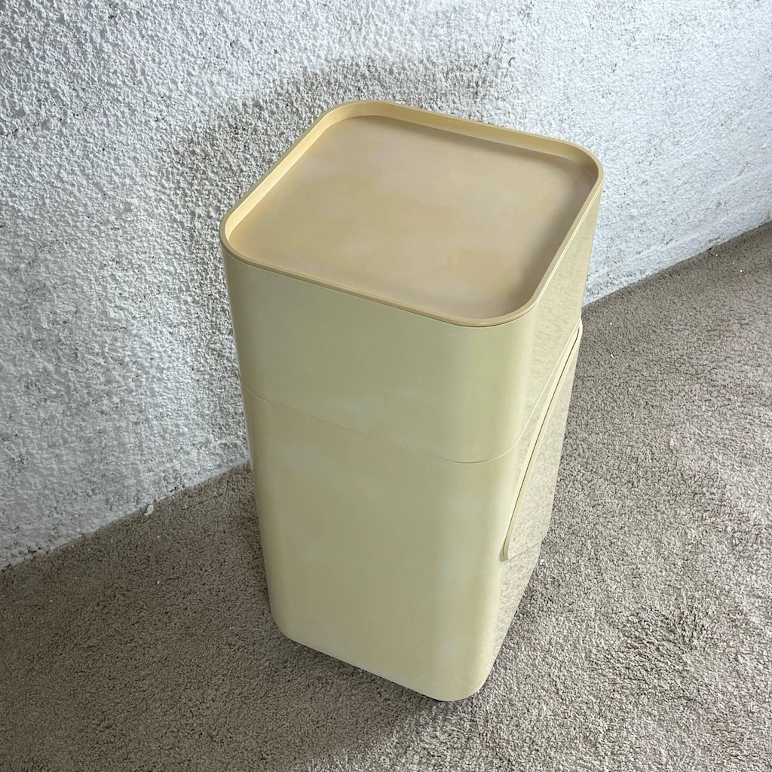 Rare Laundry Basket Container Componibili 4984 Anna Castelli design for Kartell, 60s