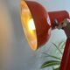 Vintage orange articulated desk lamp