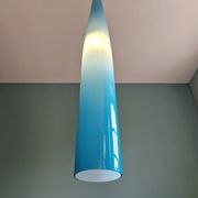 XXL Murano glass suspension in blue, Alessandro Pianon, Vistosi, 1960