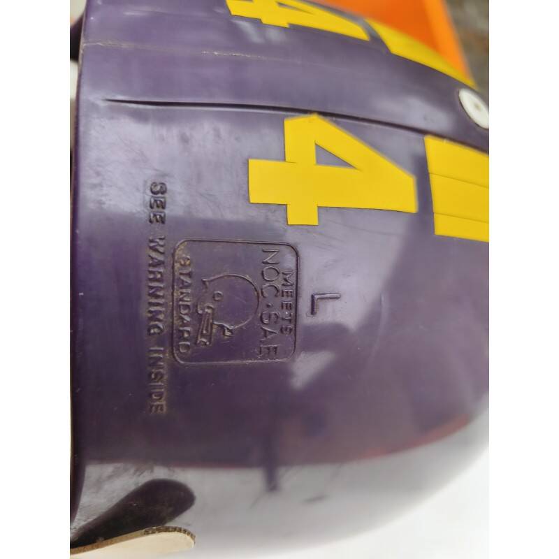 Vintage Pittsburgh American football helmet