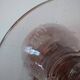 Biot candle holder vase in powder pink blown bubble glass.