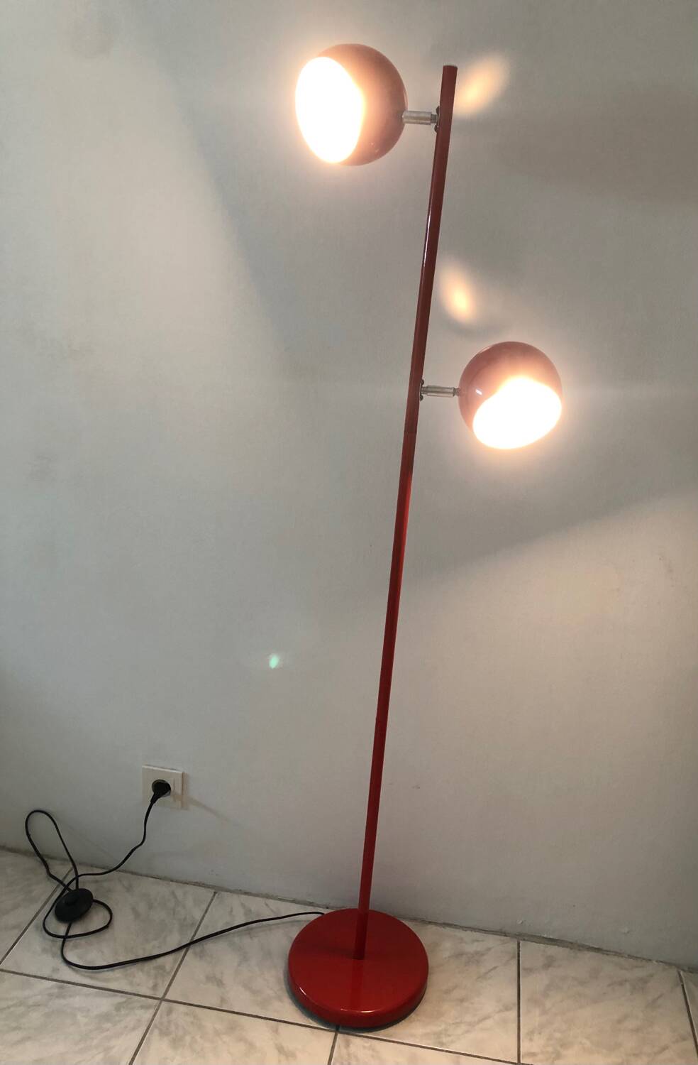 Vintage space age eyeball floor lamp