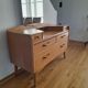 Compass foot dressing table from the 50s
