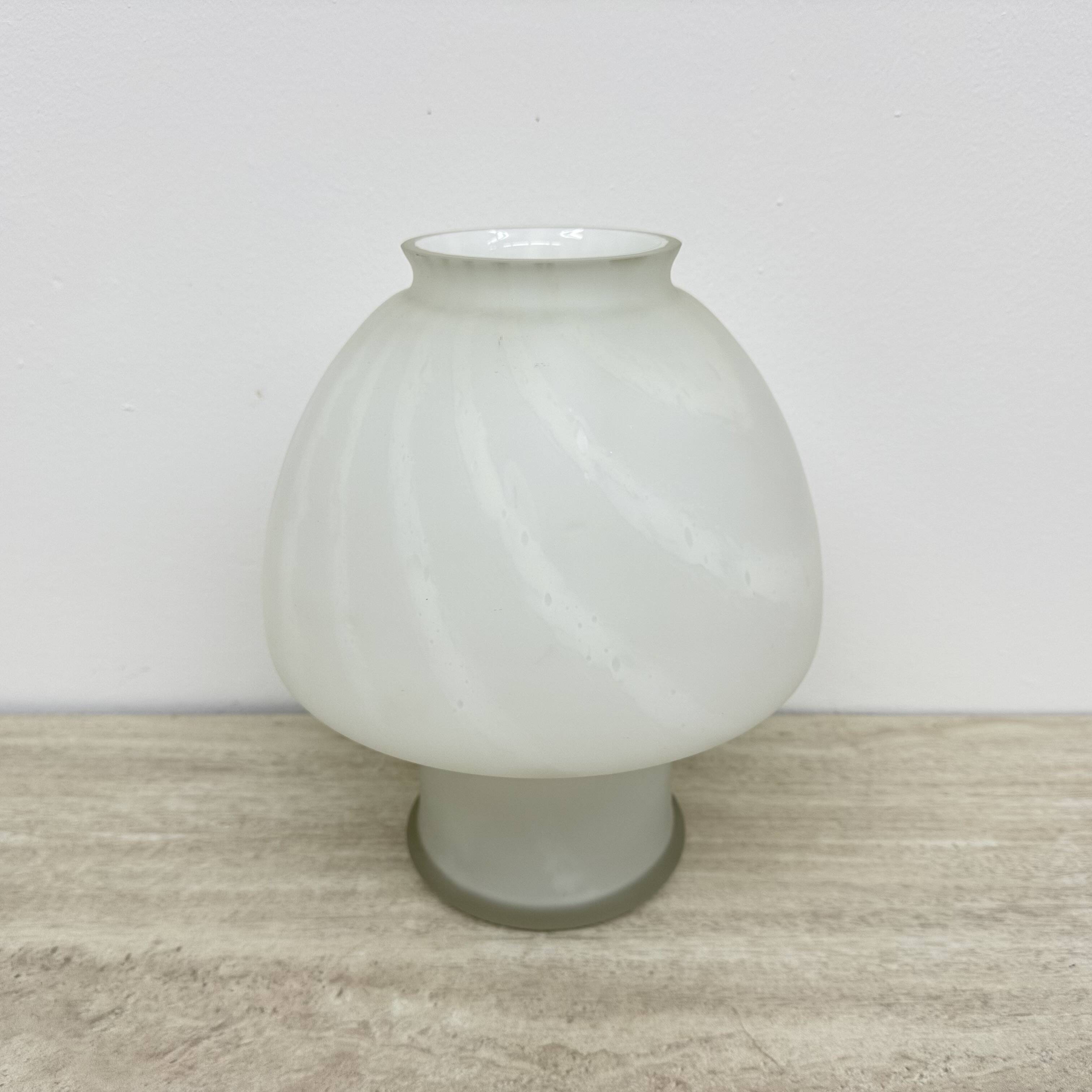 Mid-century Murano glass mushroom table lamp , 1970s
