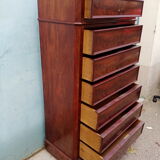 Semainier Louis Philippe mahogany
