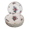 5 assiettes à dessert Villeroy et Boch , Vieux Strasbourg  ( lot 1 )