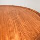 Vintage Dutch round coffee table in teak by Martin Visser for Spectrum, 1960s