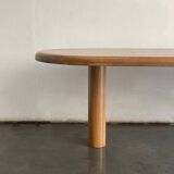 Grande table à manger en chêne massif. Années 1970