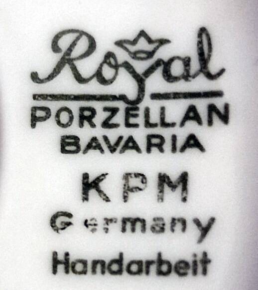 Vintage Candle Holder • Candlestick • Royal KPM • Porcelain • Biscuit • Op Art • Space Age • 1970