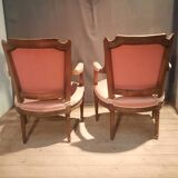 Paire de fauteuil de style Louis XVI