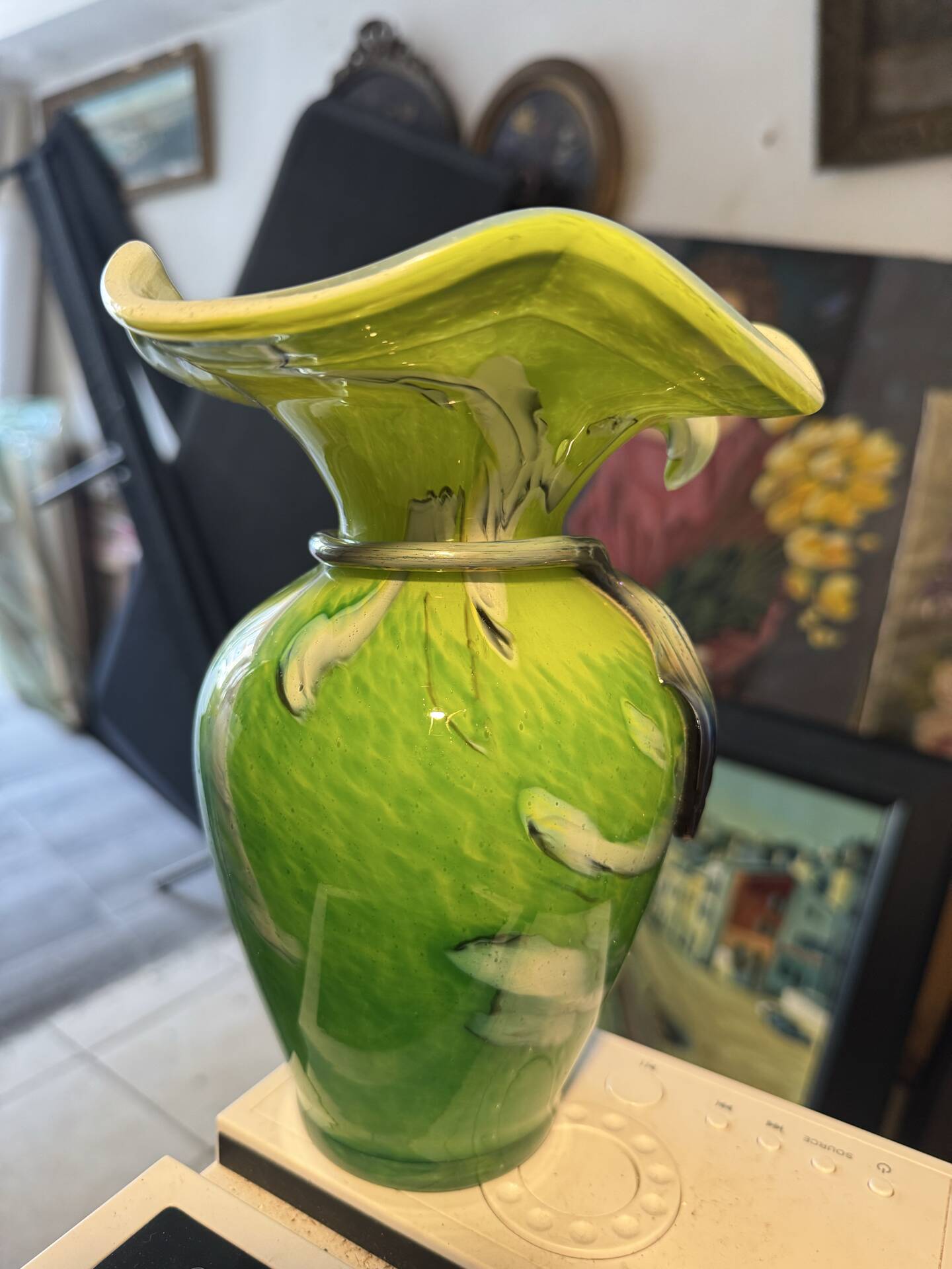 Vintage Murano Glass Vase