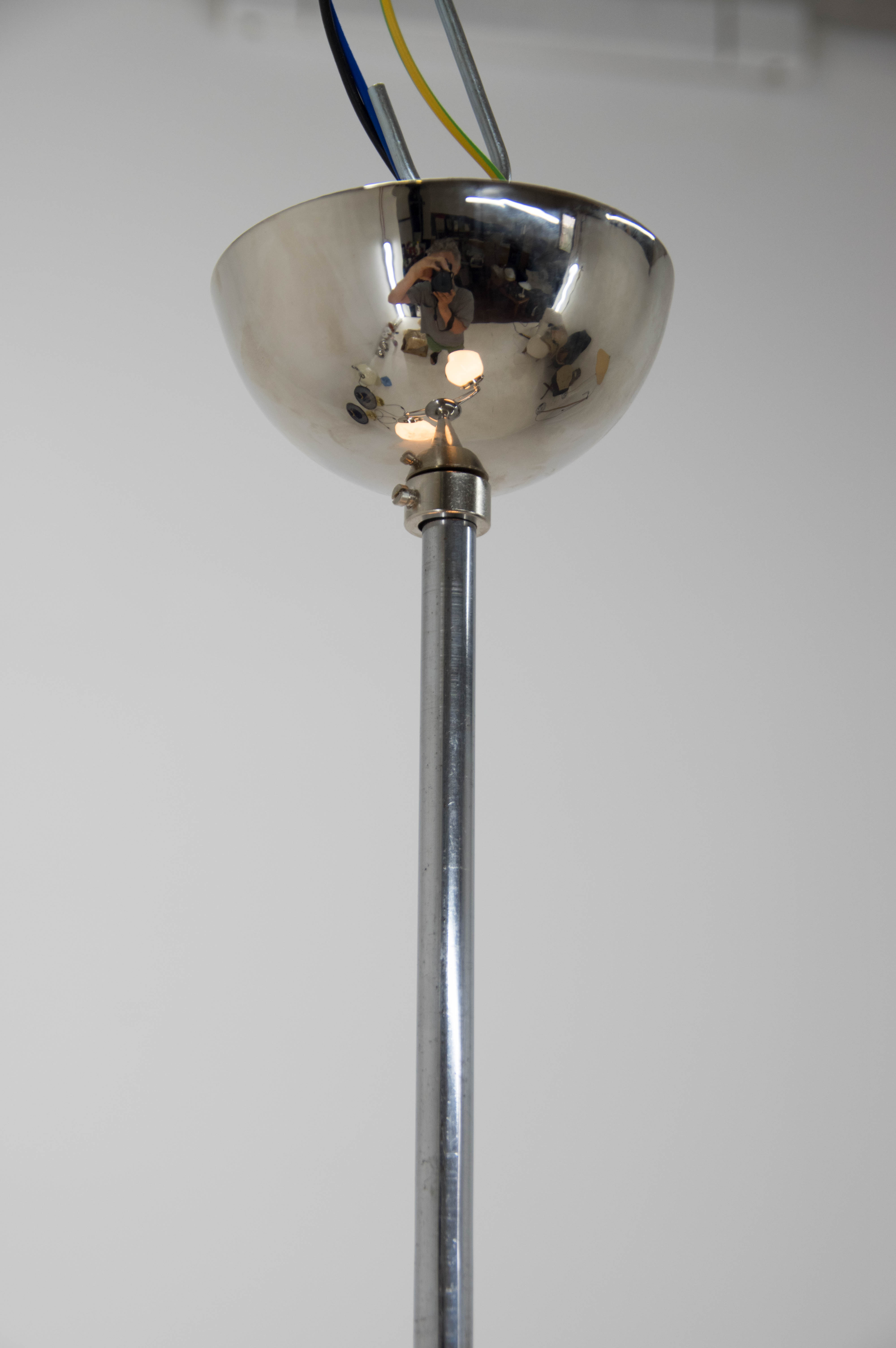 Bauhaus or functionalist chandelier, 1930s