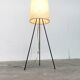 Mid-Century Minimalist Tripod Cocoon Floor Lamp, 1960s