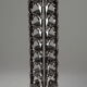 Set of 9 modular candle holders in chromed metal, nagel germany