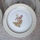7 bird dessert plates