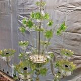 large Venetian Murano glass chandelier from the 1950s