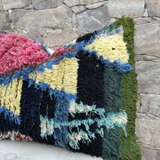 Magnifique coussin Kilim berbère vintage du Maroc