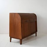 Vintage Scandinavian oak secretaire by Nybro Möbelfabrik