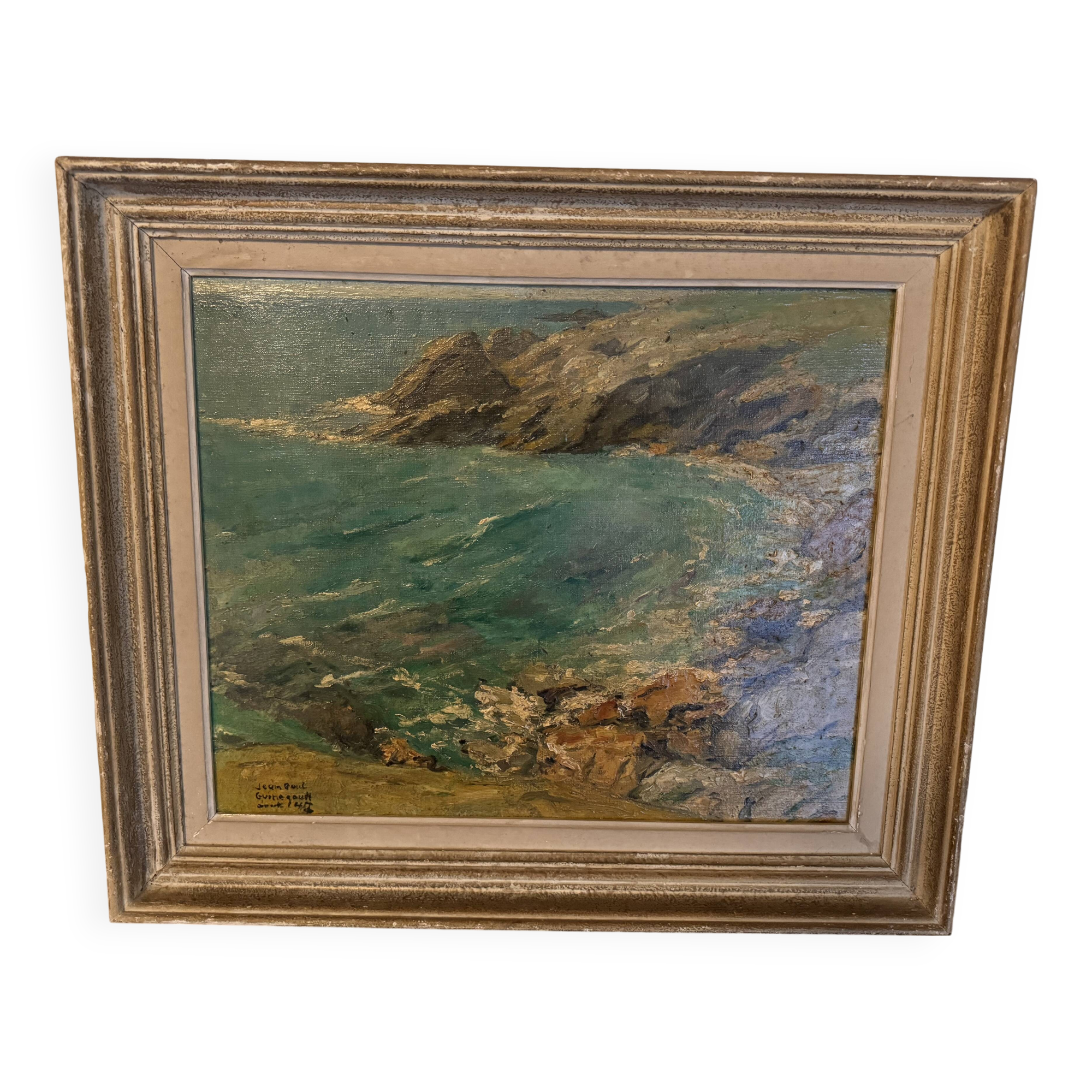 Seascape by Jean Paul Guinegault (1948)