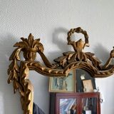 Miroir bois sculpté style régence