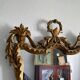 Miroir bois sculpté style régence