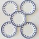 Lot de 5 assiettes a dessert Ceranord