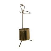 Brass umbrella stand, Matégot, 1960