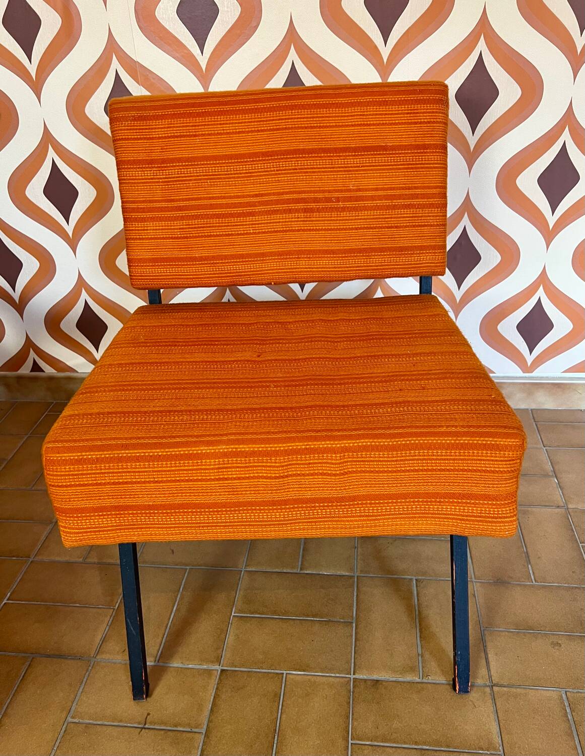 Vintage orange armchair