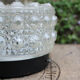Moulded glass ceiling light