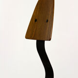 Industrial steel and wood swivel chair from Tomáš Baťa, 1940s