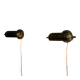 Pair of brass wall lights from the mid-century by N Leuchten, 1960s, Germany.