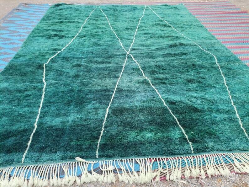Tapis bérbere fait main traditionnelle 250cmx150cm