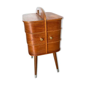 Table de chevet vintage style scandinave