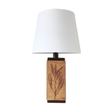 Very big lamp in sandstone built in sandstone of Raymonde Leduc 1970