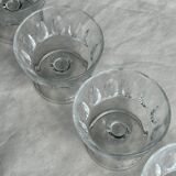 11 France Arcoroc footed bowls