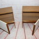 Vintage design bedside tables 70s