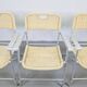 Mid-Century Tossa Wicker Folding Chairs by Hilbrant, Italy, 1960s, Set of 4